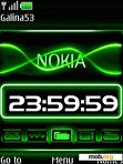 Download mobile theme Nokia clock anim