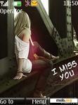 Download mobile theme I Miss You