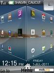 Download mobile theme 3D Menu CLOCK