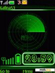 Download mobile theme Nokia clock $ idicators anim