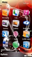 Download mobile theme Red shine