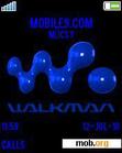 Download mobile theme walkman blue