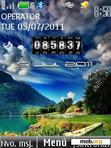 Download mobile theme Nature clock rolling