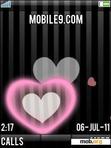 Download mobile theme Animated Hearts