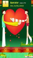 Download mobile theme cartoon heart