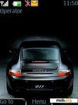 Download mobile theme Porsche Black 911