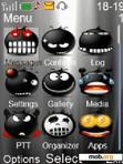 Download mobile theme Black Smile