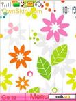 Download mobile theme sunny flowers