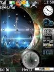 Download mobile theme Vista Clock