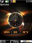 Download mobile theme Golden Clock