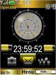 Download mobile theme animated clock