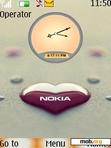 Download mobile theme Nokia Dual Clock