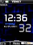 Download mobile theme Origianl HTC look clock by venky