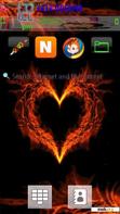 Download mobile theme Burning heart