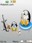 Скачать тему tux penguin