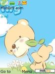 Download mobile theme cute teddy