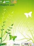 Download mobile theme Green n yellow Butterfly1040