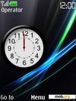 Download mobile theme Vista Clock FL 1.1