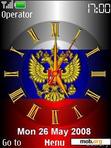 Download mobile theme Russia Clock v.3