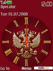 Download mobile theme Russia Clock v.4