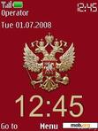 Download mobile theme Russia Clock v.5