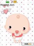 Download mobile theme animated cute baby