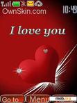 Download mobile theme Red Animated Love