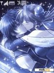 Download mobile theme blue anime kiss