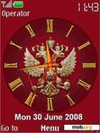 Download mobile theme Russia Clock v.6