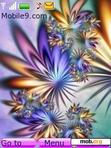 Download mobile theme flowers abstract