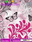 Download mobile theme Butterfly Abstract