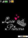 Download mobile theme Lovely princess