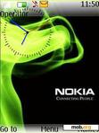 Скачать тему Analog clock nokia