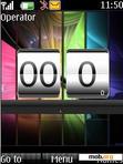 Download mobile theme flip swf digital clock