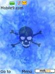 Download mobile theme Blue Skull