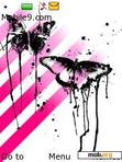 Download mobile theme Pink Butterfly