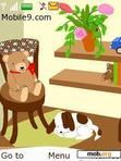 Download mobile theme teddy and puppy