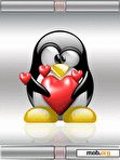 Download mobile theme Tux in Love