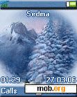 Download mobile theme Snowy pine
