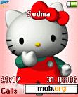 Download mobile theme Kitty in red