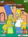 Download mobile theme Simpsons animated