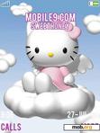 Download mobile theme Hello Kitty Blue Angel
