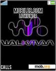 Download mobile theme walkman purple