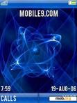Download mobile theme Blue Atom