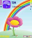 Скачать тему Rainbow_flower