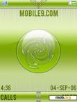 Download mobile theme Green Twirl