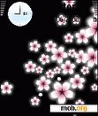 Download mobile theme flowers black