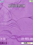 Download mobile theme Purple Lamour