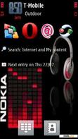 Скачать тему Nokia 5230 Black Red Movin by ddpp