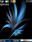 Download mobile theme blue leaf